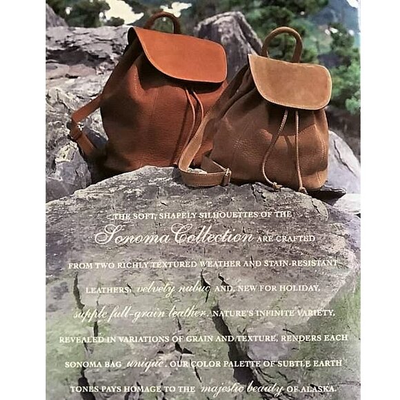 Coach Vintage - Sonoma Small Backpack Nubuc 4938 in Sand, Italy 1990s main image 7